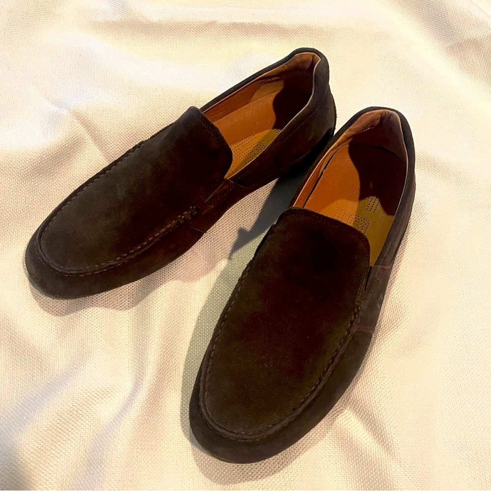 Dark Chocolate Brown Tsubo Driving Moccasins Loafers US 9.5 Fit like a Mens 10